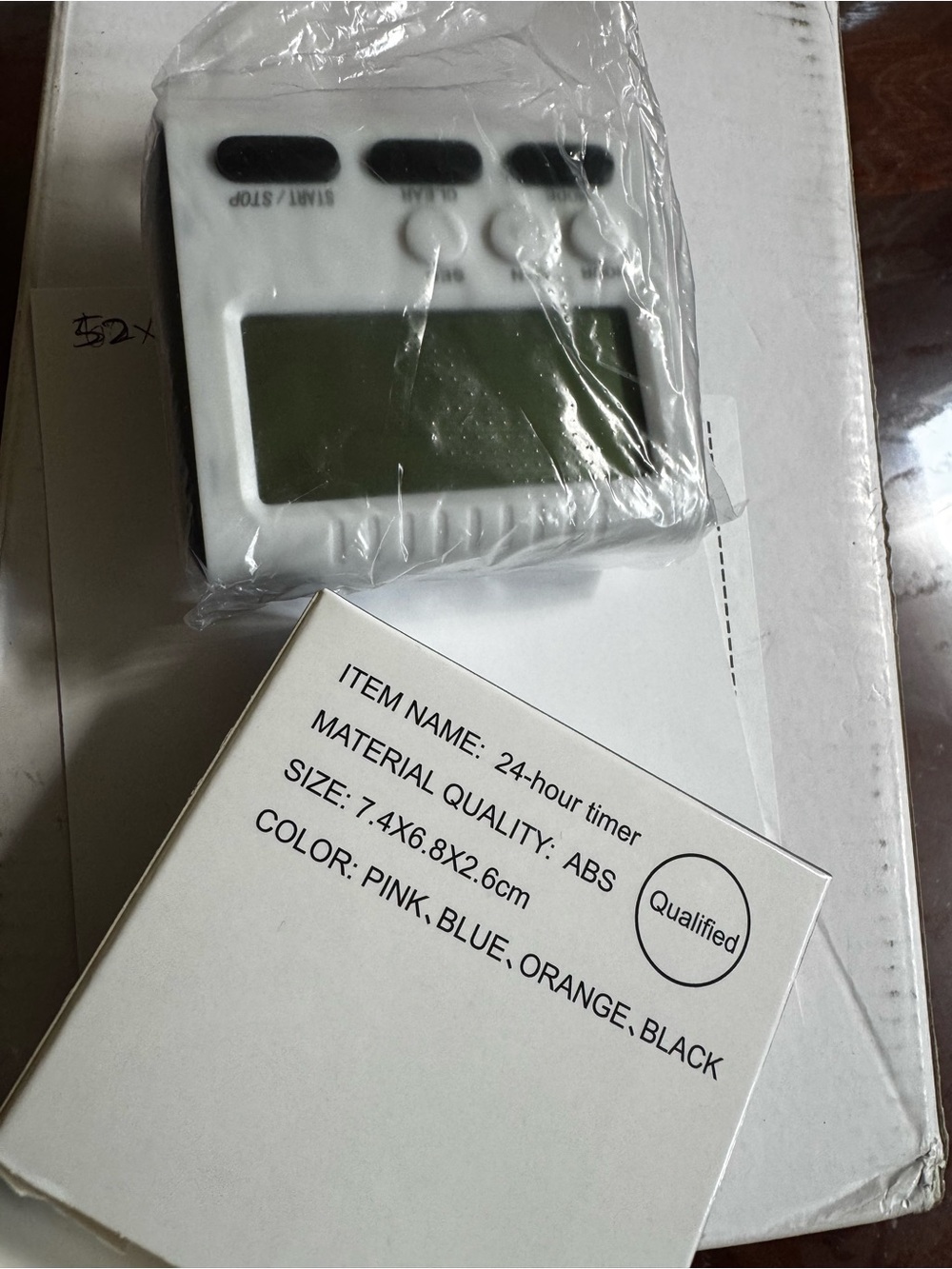 Digital Kitchen Timer Clock - White - Picture 5 of 5